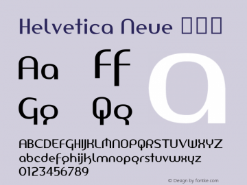 Helvetica Neue 瘦斜体 10.0d35e1图片样张