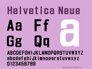 Helvetica Neue 细斜体 10.0d35e1 Font Sample