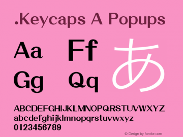 .Keycaps A Popups 10.0d12e1图片样张