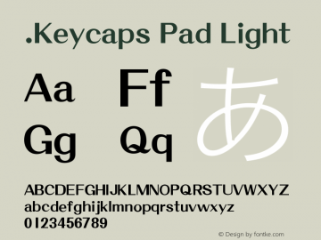 .Keycaps Pad Light 10.0d12e1图片样张