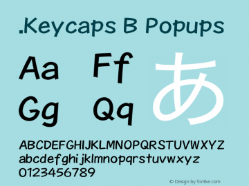 .Keycaps B Popups 10.0d12e1图片样张