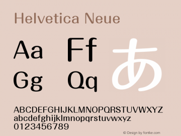 Helvetica Neue 超细体 10.0d39e2图片样张