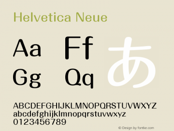 Helvetica Neue 超细斜体 10.0d39e2 Font Sample