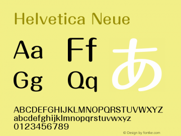 Helvetica Neue 瘦体 10.0d39e2图片样张