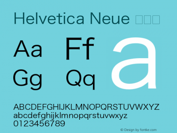 Helvetica Neue 细斜体 10.0d35e1图片样张