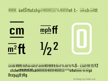 CaseStudyNoOne LT BdAlt Version 001.001 Font Sample