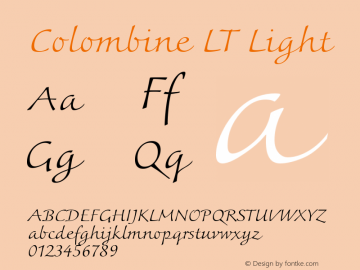 Colombine LT Light Version 001.000图片样张