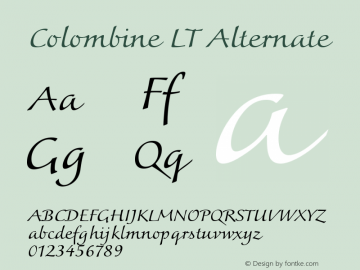 Colombine LT Alternate Version 001.000图片样张