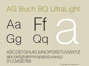 AG Buch BQ UltraLight Version 001.000图片样张