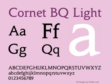 Cornet BQ Light Version 001.000图片样张