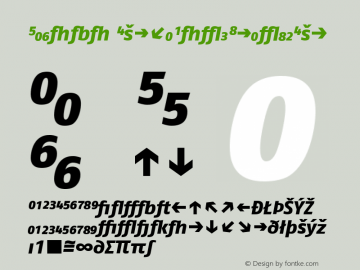 FagoNo ExtraBoldItalicExp Version 001.000图片样张