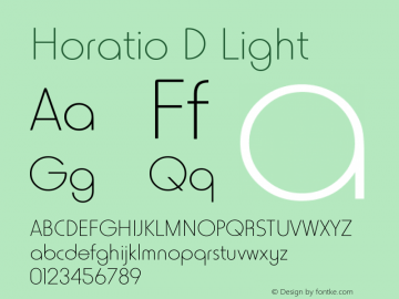 Horatio D Light Version 001.005图片样张