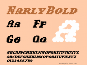 Narly Bold Version 001.000图片样张