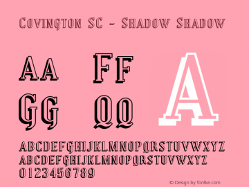 Covington SC - Shadow Shadow Version 001.000图片样张