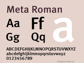 Meta Roman Version 004.301图片样张