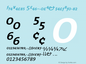 TheSerif 5RegularExpertItalic Version 1.0图片样张