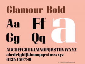 Glamour Bold Version 4.0图片样张