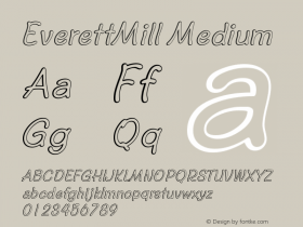 EverettMill Medium Version 001.000图片样张