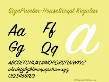 SignPainter-HouseScript Regular Version 3.001;PS 001.000;hotconv 1.0.38图片样张