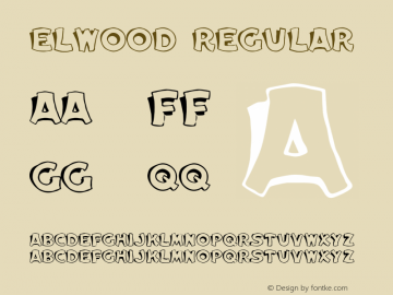 Elwood Regular Altsys Fontographer 3.5  7/6/93 Font Sample