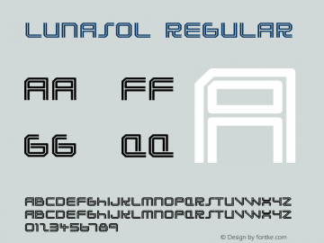 Lunasol Regular OTF 4.000;PS 001.001;Core 1.0.29图片样张
