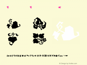 DamoselDingbats Medium 001.000图片样张