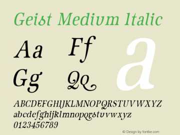 Geist Medium Italic 001.000图片样张