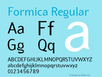 Formica Regular 001.000图片样张