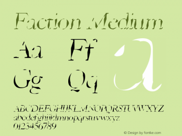 Faction Medium 001.000图片样张