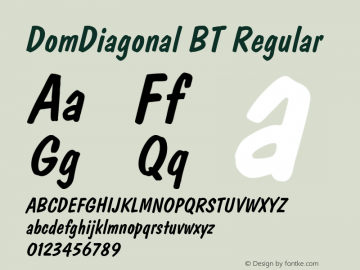 DomDiagonal BT Regular Version 1.01 emb4-OT图片样张