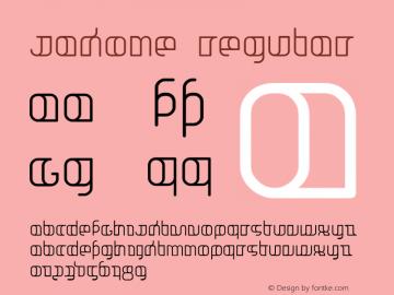 Jakone Regular 001.000 Font Sample