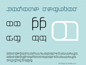 Jakone Regular 001.000 Font Sample