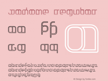 Jakone Regular 001.000 Font Sample