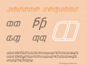 Jakone Regular 001.000 Font Sample