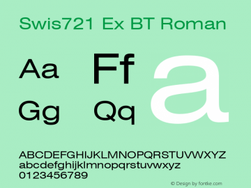 Swis721 Ex BT Roman mfgpctt-v1.52 Monday, January 25, 1993 1:09:30 pm (EST)图片样张