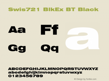 Swis721 BlkEx BT Black mfgpctt-v1.52 Monday, January 25, 1993 1:17:48 pm (EST)图片样张