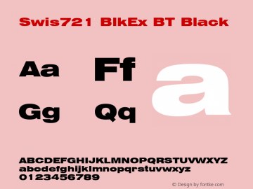 Swis721 BlkEx BT Black mfgpctt-v1.52 Monday, January 25, 1993 1:17:48 pm (EST)图片样张