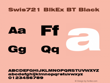 Swis721 BlkEx BT Black mfgpctt-v1.52 Monday, January 25, 1993 1:17:48 pm (EST)图片样张