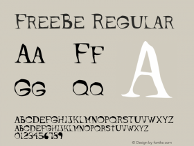 FreeBe Regular 001.000 Font Sample