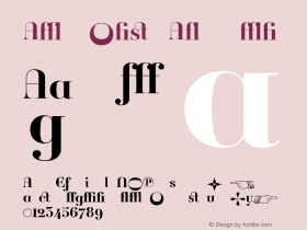 Ambroise AltDemi Version 000.056 Font Sample