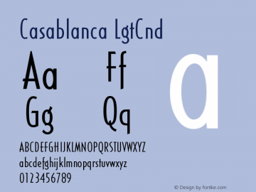 Casablanca LgtCnd Version 4.0图片样张