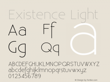 Existence Light Version 001.001 图片样张