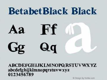 BetabetBlack Black Version 001.000图片样张