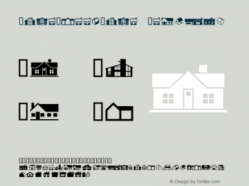 HomeSweetHome Regular Macromedia Fontographer 4.1.4 01/23/02图片样张