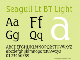 Seagull Lt BT Light mfgpctt-v1.52 Monday, January 25, 1993 3:25:42 pm (EST)图片样张