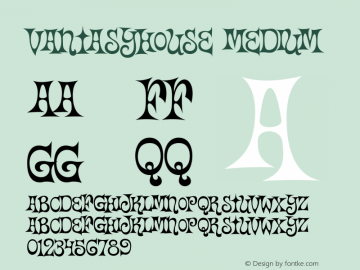 Vantasyhouse Medium 001.000 Font Sample
