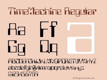 TimeMachine Regular Version 001.000图片样张