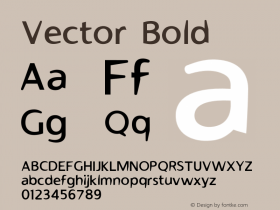 Vector Bold 001.000图片样张