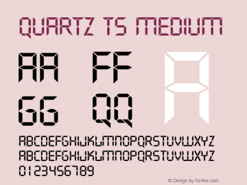Quartz TS Medium Version 1.01 2006 initial release图片样张