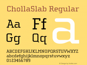 ChollaSlab Regular 001.000图片样张